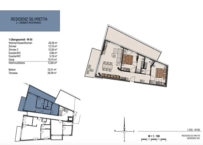 Apartmán Luxurioese Chalet-apartment In Der Residenz Silvretta